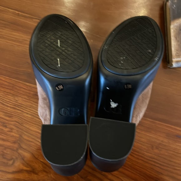 Gianni Bini Shoes Gianni Bono So Chic Brown Suede Platform Mules - Picture 7 of 8